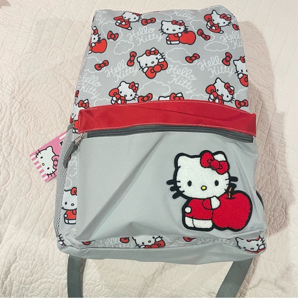Hello Kitty Grey Backpack - Picture 1 of 7